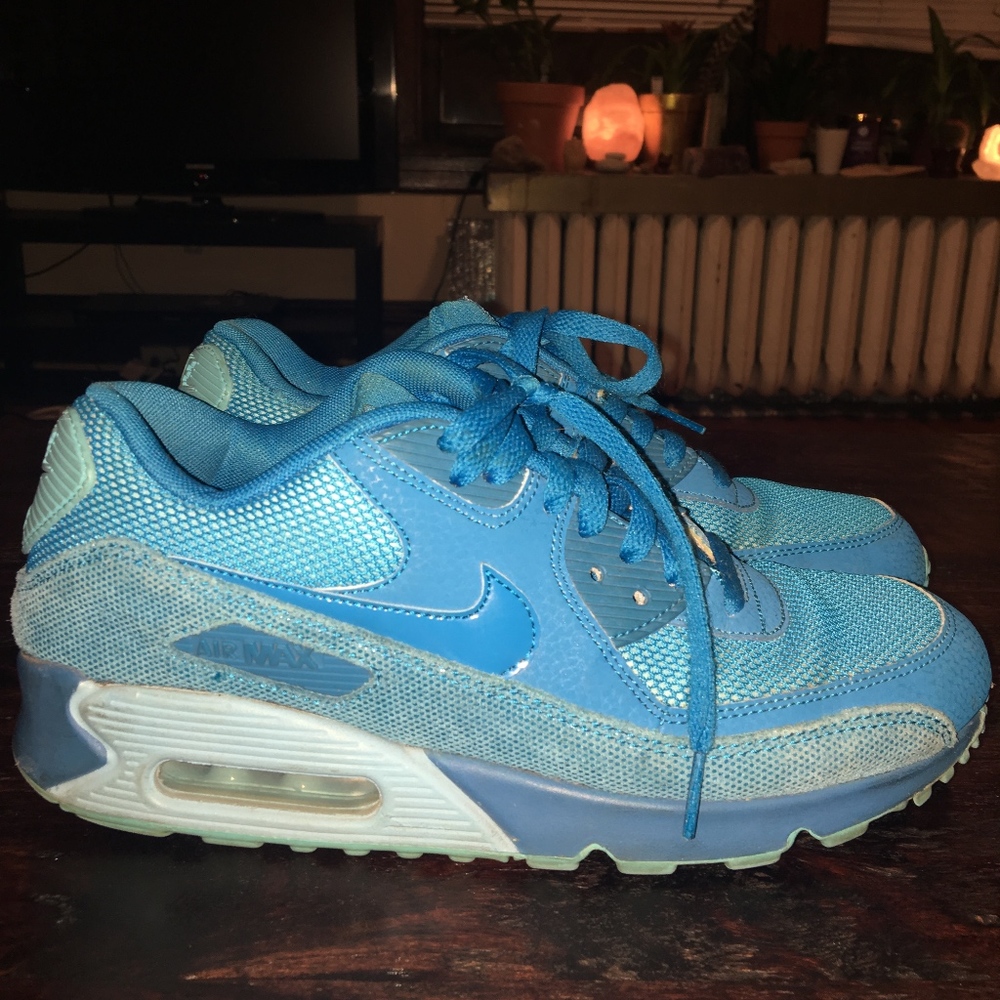 Bright Blue Air Max 90's Women's 9